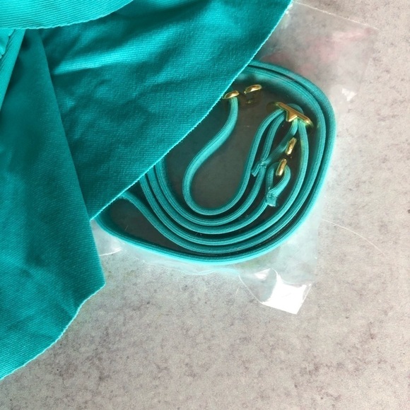 Bleu Rod Beattie Wave Runner Ruffle One Piece Swimsuit Turquoise - Picture 8 of 15